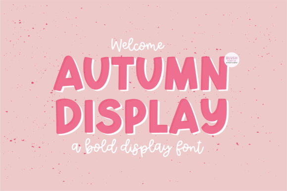 Autumn Display: Bold Retro Font for Impactful Campaigns