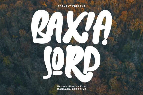 Baxia Jord Font for Creative Projects