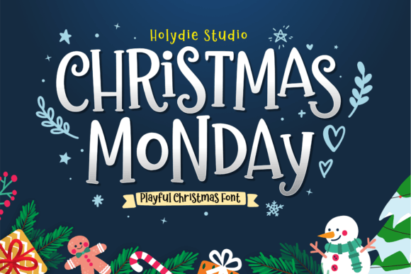 Christmas Monday Font Review