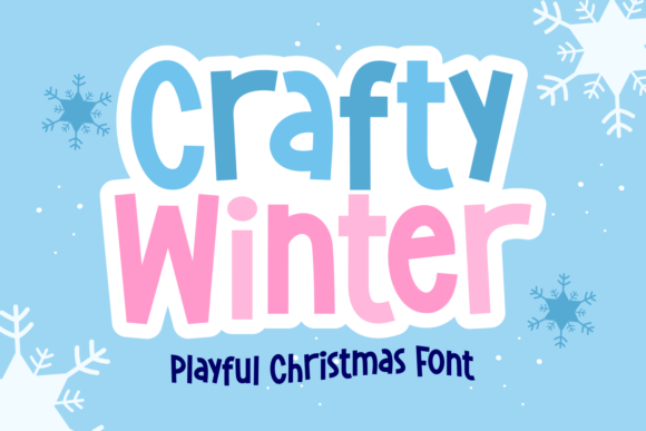 Crafty Winter: A Festive Font for Creative Projects