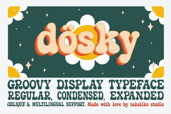 Dosky: A Groovy Font for Business Branding