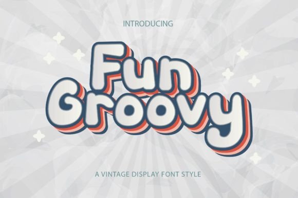 Fun Groovy Font for Creative Design
