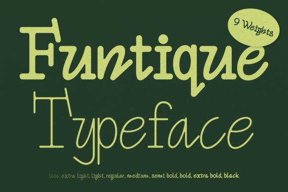 Funtique Font: Modern Serif Elegance