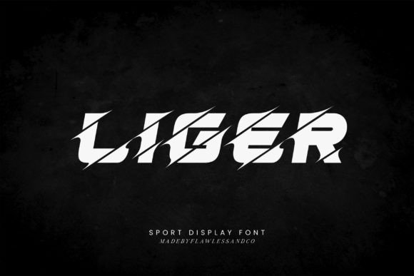 Liger Font for Bold Web Design