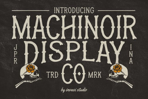 Machinoir Font: Vintage Style for Modern Design