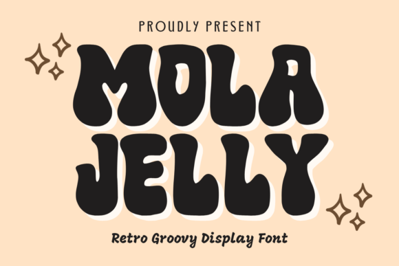 Mola Jelly Font for Vintage Branding