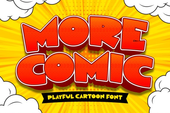 More Comic Font for Creative Branding