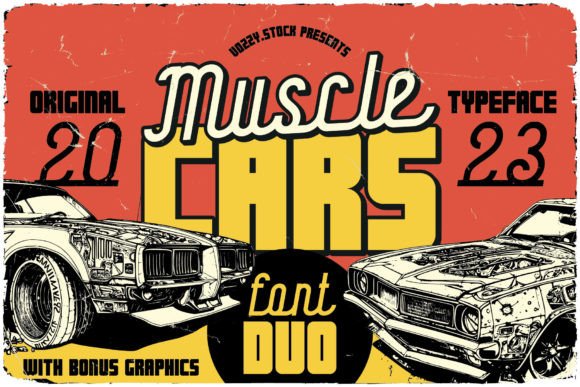Muscle Cars Font for Bold Branding