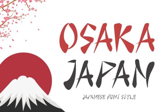 Osaka Japan Font for Elegant Design