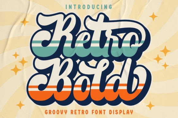 Retro Bold Font for Creative Design