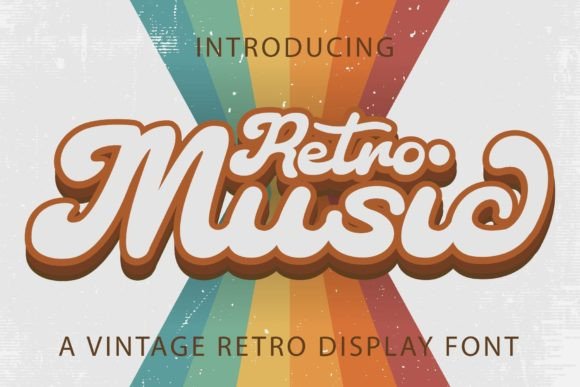 Retro Music Font