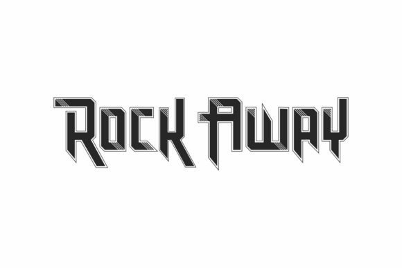 Rock Away Font for Bold Branding