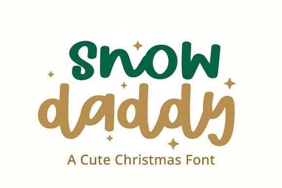 Snow Daddy Font for Creative Campaigns