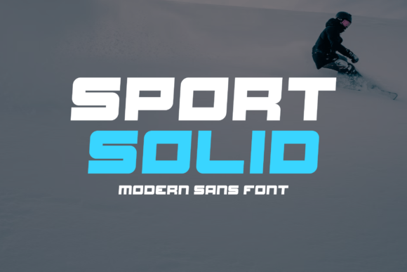 Sport Solid Font for Creative Projects