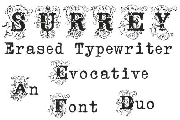 Surre Erased Typewriter Font