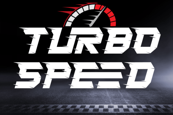 Turbo Speed Font for Bold Branding