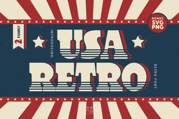 Usa Retro Font for Bold Branding